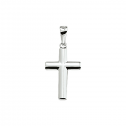 Zilveren hanger kruis - 52059