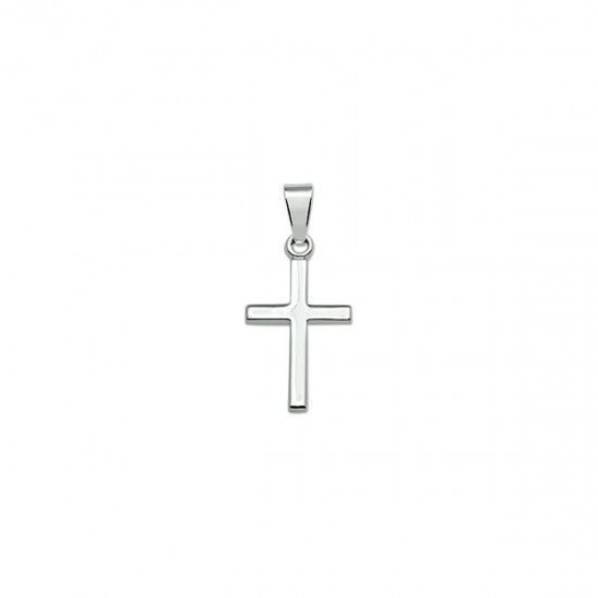 Zilveren hanger kruis - 52060