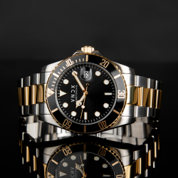 VNDX AMS LXRY GOLD BLACK HEREN HORLOGE MT14750-01 - 51987