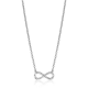Zinzi zilveren ketting Infinity wit 42-45cm ZIC1065 - 52044