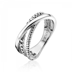 Zinzi zilveren schakelarmband 4,5mm breed 19cm ZIA1057 - 52320