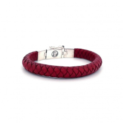 Buddha to Buddha 180RD-E ARMBAND BEN LEER ROOD MAAT 19 - 52470