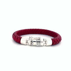 Buddha to Buddha 180RD-D ARMBAND BEN LEER ROOD MAAT 18 - 52469