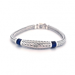 Buddha to Buddha J152-D Armband Ellen XS Navy Tigereye Steen MAAT 18 - 52485