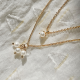 24Kae Ketting met parel zilver verguld 12401Y MAAT 40+5,5cm - 48608