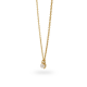 24Kae Ketting met parel zilver verguld 12401Y MAAT 40+5,5cm - 48608