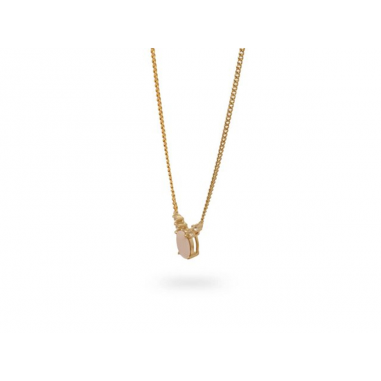 24Kae Ketting met hanger zilver verguld 32426Y MAAT 40+5,5cm - 48616