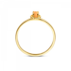Blush Ring 1225YCO - 14k Geelgoud met oranje MAAT 16.5 - 51725