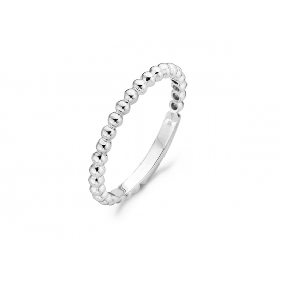 Blush Ring Witgoud bolletjes 1105WGO MAAT 18,5 - 48490