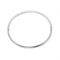 Silver Lining Zilveren bangle solid 10mm ovaal 60mm - 52622