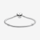 Pandora Moments Snake Chain Armband met Hartsluiting MAAT 17 - 52764