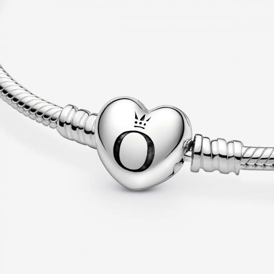 Pandora Moments Snake Chain Armband met Hartsluiting MAAT 17 - 52764