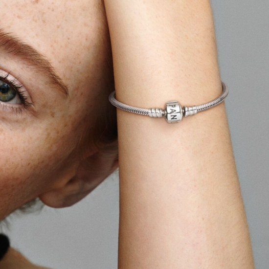 Pandora Moments Snake Chain Armband MAAT 18 - 52774