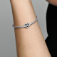 Pandora Moments Sprankelende Snake Chain Armband met Hartsluiting maat 20 - 52783