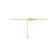 14krt collier malachiet 42 + 3 cm - 52985