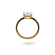24Kae Inge Ring met stenen zilver verguld 12409Y MAAT 17 - 48583