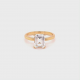 24Kae Inge Ring met stenen zilver verguld 12409Y MAAT 17 - 48583