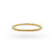 24Kae Ring met bolletjes structuur zilver verguld 12426Y MAAT 16,5 - 48596