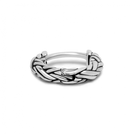Buddha to Buddha 421ONE Katja Earhoop Silver Single Piece - 52534