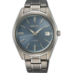 SEIKO Heren horloge titanium SUR371P1 - 48697