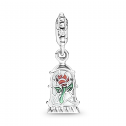 Pandora Disney Belle en het Beest Betoverde Roos Hangende Bedel - 53127