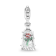 Pandora Disney Belle en het Beest Betoverde Roos Hangende Bedel - 53127