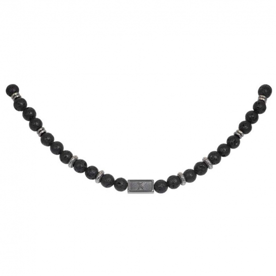 iXXXi MEN Ketting Boho Lava MAAT 45 cm - 48839