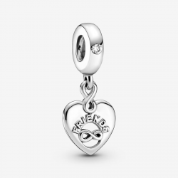 Pandora Friends Forever Heart Dangle Charm - 53260