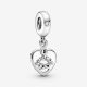 Pandora Friends Forever Heart Dangle Charm 799294C01 - 53260