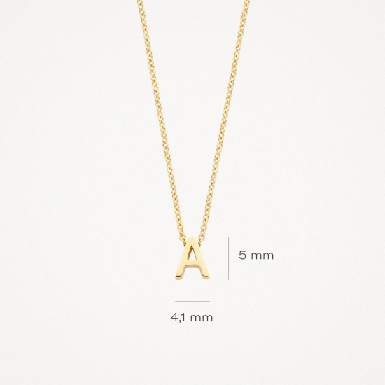 BLUSH 14 KARAAT Geelgouden collier 3155YGO-A - 53367
