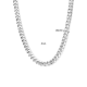 collier geslepen gourmette 10,8 mm 50cm - 53355