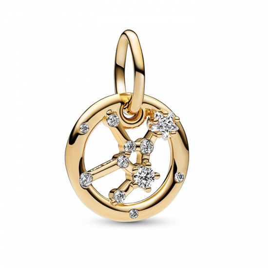 Pandora Sterrenbeeld hanger maagd goudkleurig - 53395
