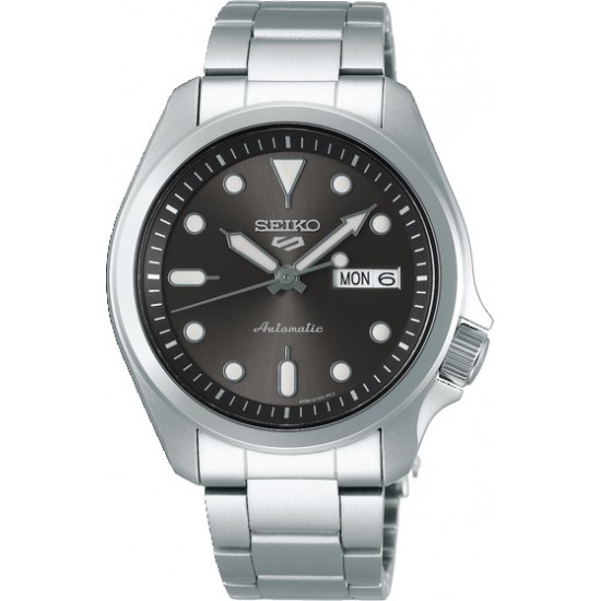 SEIKO 5 Horloge Sports AUTOMATIC Staal Bracelet Grijs 100M - 48982
