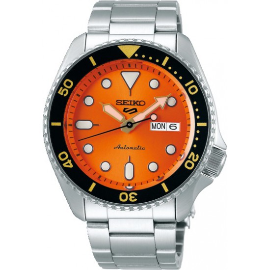 SEIKO 5 Horloge Sports AUTOMATIC Orange100M - 48987