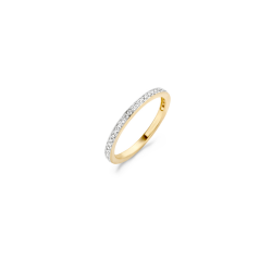 Blush Ring  Geel en Witgoud met zirkonia 1067BZI MAAT 18 - 48901