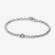 Pandora schakel Armband met zirkonia 592777C01-18 18cm - 53422