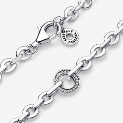 Pandora schakel Armband met zirkonia 592777C01-18 18cm - 53422