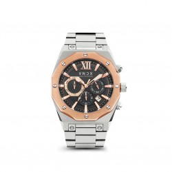 VNDX horloge Wise Man Staal Zilver Rosé ms11885-tr - 53426