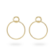 24Kae Statement Oorbellen zilver geelgoud verguld 42409Y - 48919