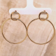 24Kae Statement Oorbellen zilver geelgoud verguld 42409Y - 48919