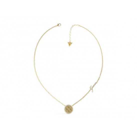 Guess Jewellery Collier met Guess Bedel Goudkleurig JUBN01155JWYGT MAAT 41 cm - 48935
