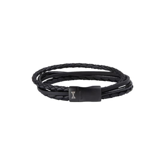 AZE JEWELS Armband IRON FOUR STRING BLACK MAAT 21cm - 48956