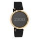 OOZOO Smartwatch Gold watch with black rubber strap 38mm - 49007