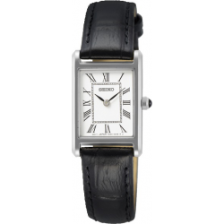 SEIKO Horloge Quartz Zwart Leer SWR053P1 - 48978