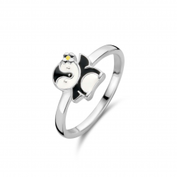 Bellini zilveren kinder Ring Pinguin MAAT 13,5 - 49076