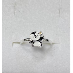 Bellini zilveren kinder Ring Pinguin MAAT 13,5 - 49076