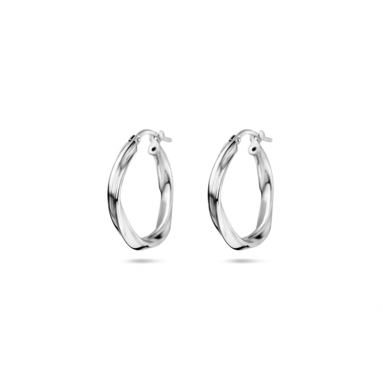 zilveren oorringen gedraaid 2,0 mm - 53485