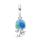 PANDORA 792704C01 Jellyfish sterling silver dangle with zirconia and colour changing enamel - 53533