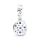 Pandora Kerstman Op De Maan Dubbele Hangende Bedel 769648C01 - 53535