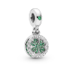 Pandora Klavertjevier Hangende Bedel groene zirkonia 797906NRGMX - 53534